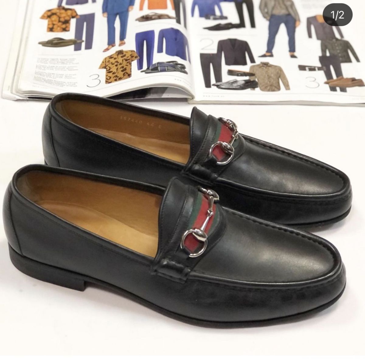 Лоферы Gucci размер 42 цена 15 385 руб 