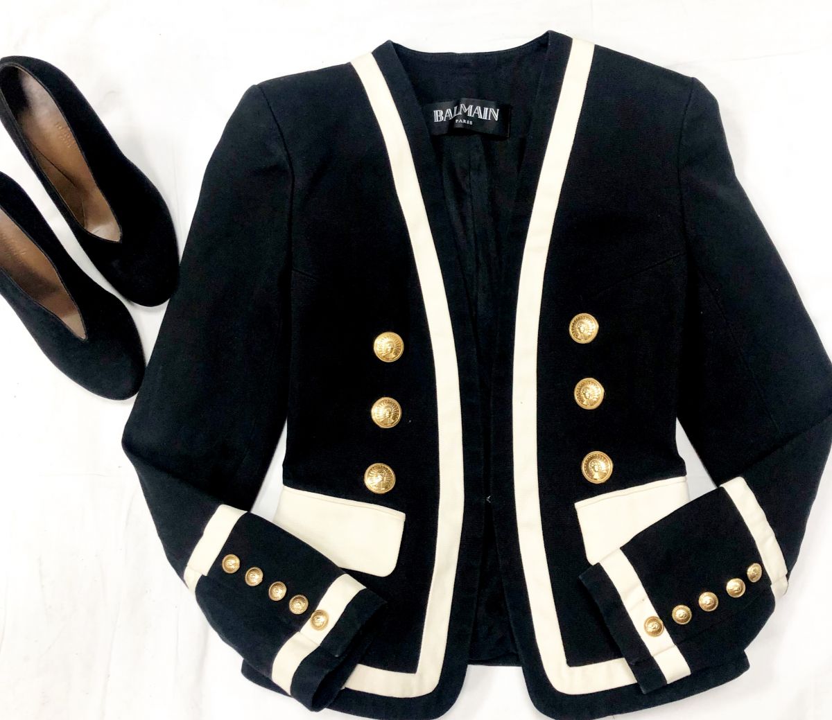 РАСПРОДАЖА!Жакет BALMAIN размер S цена 4 697 руб