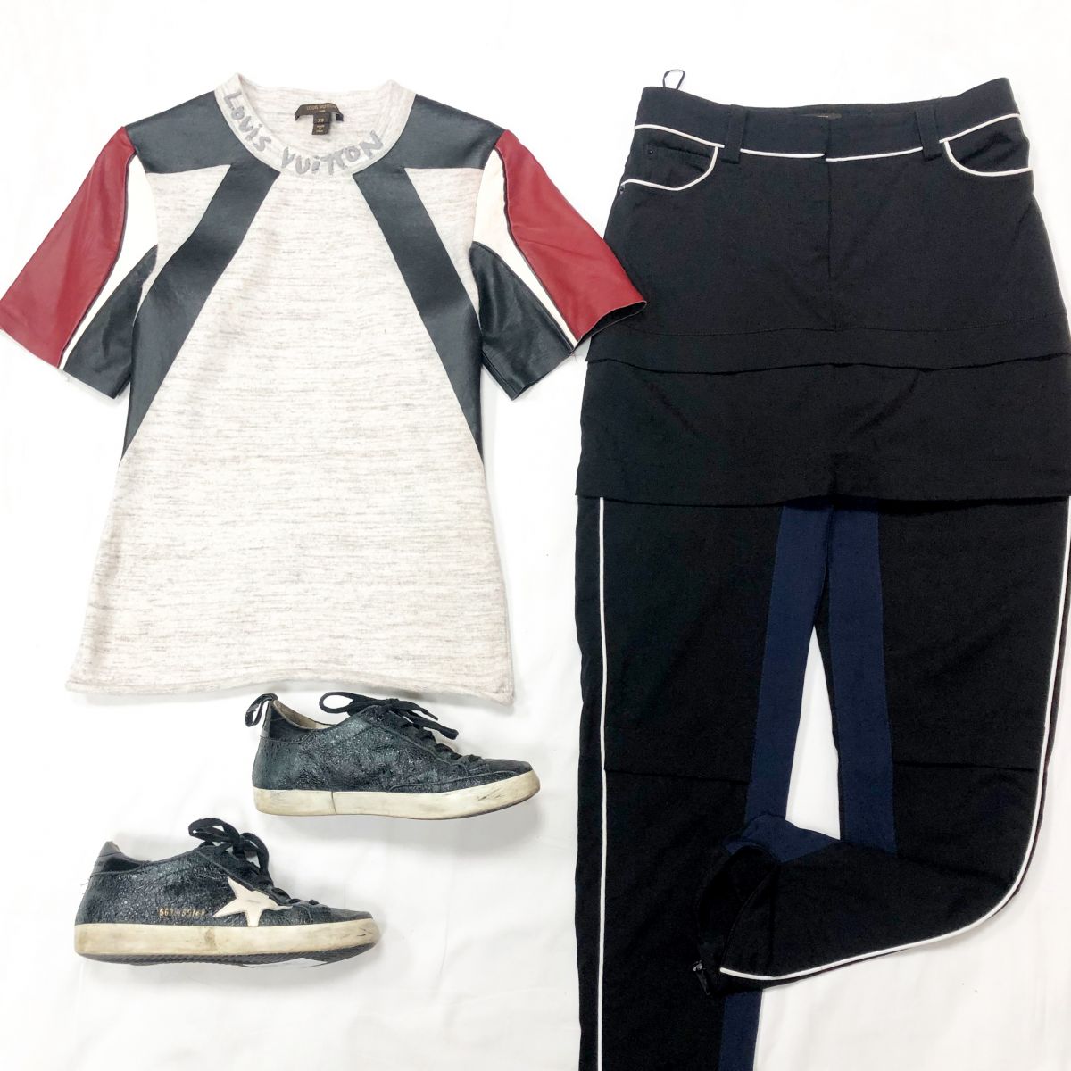 Кофта LOUIS VUITTON размер XS цена 30 770 руб 
Брюки LOUIS VUITTON размер XS цена 23 078 руб