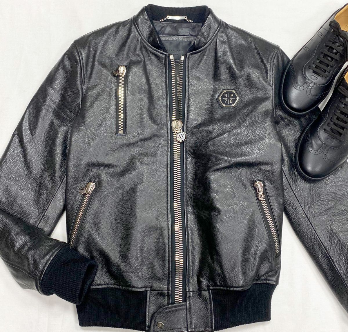 #mechtamen Куртка / кожа / Philipp Plein размер XL цена 46 965 руб