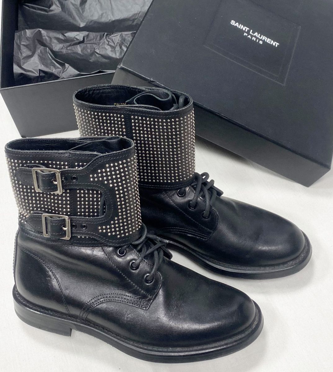 Ботинки Saint Laurent размер 38.5 цена 15 655 руб