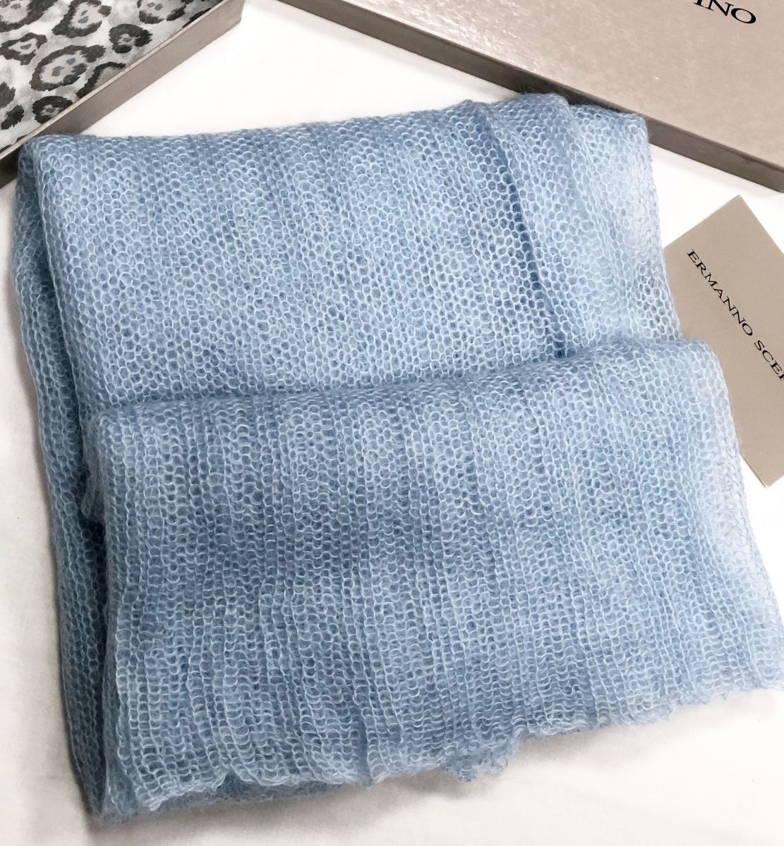 Палантин ERMANNO SCERVINO размер 100/160 цена 15 655 руб