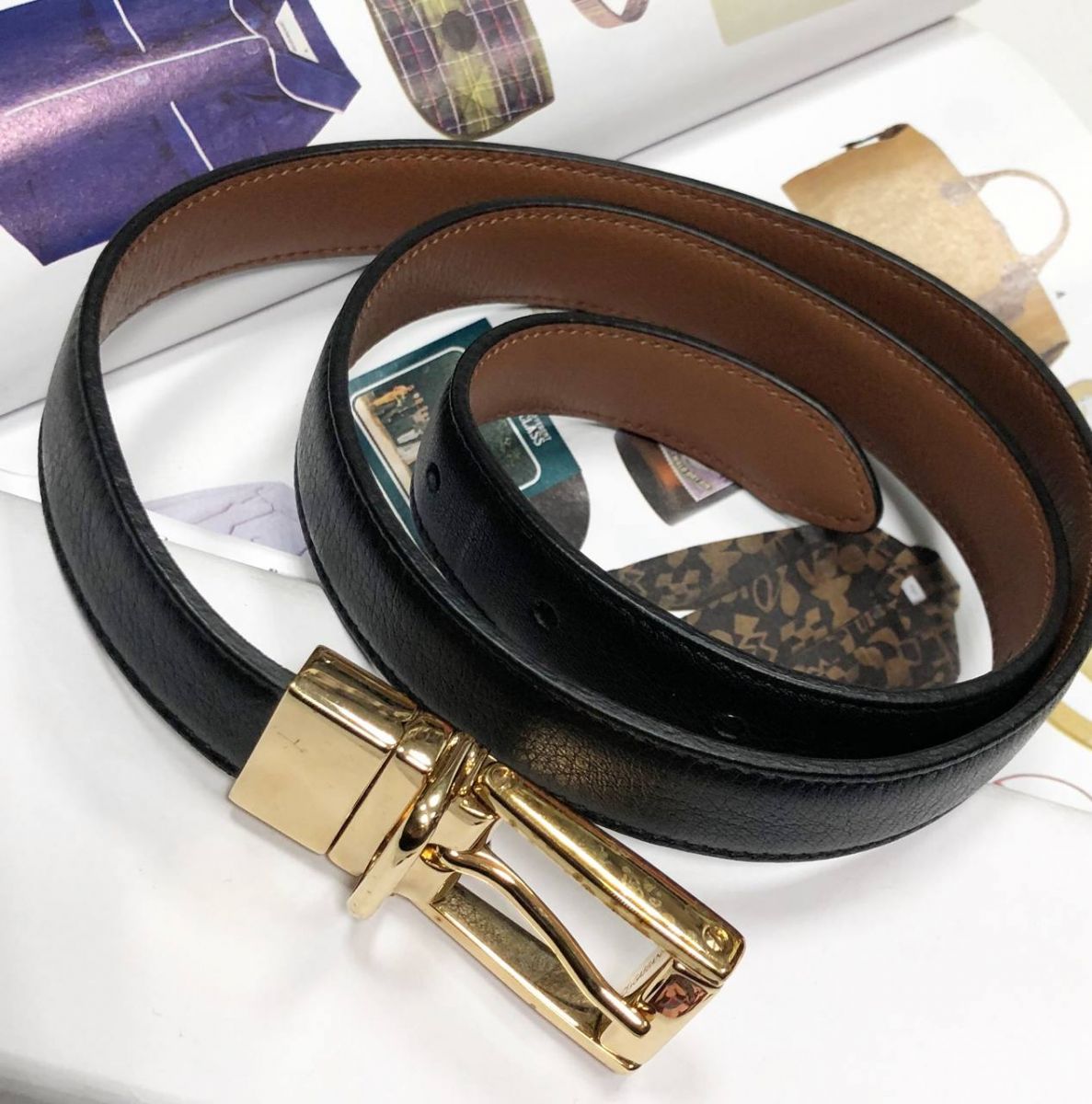 Ремень Dolce Gabbana размер 70/28 цена 7 828 руб