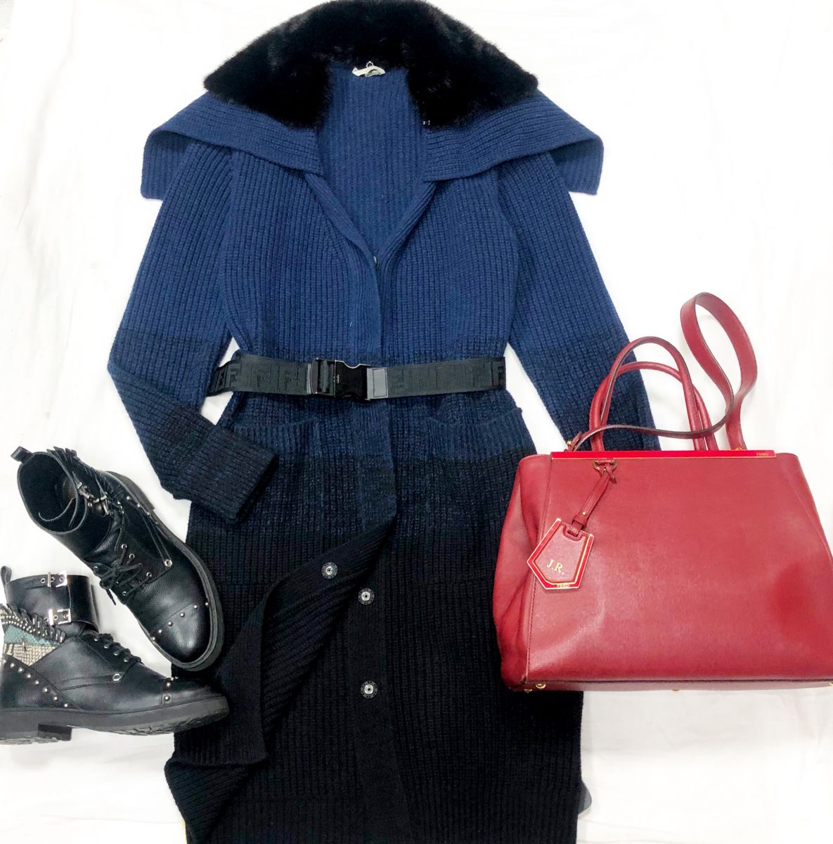 Кардиган /мех норки/ FENDI размер 40 цена 76 925 руб Сумка FENDI