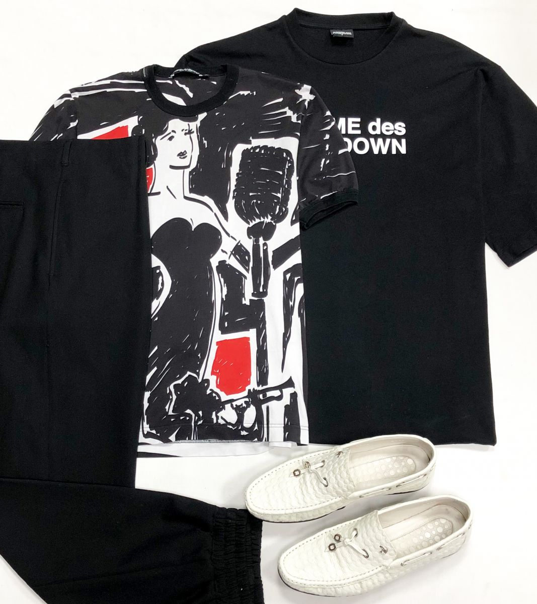 #mechtamen Футболка XL цена 6 262 руб
Футболка Dolce Gabbana размер 52 цена 6 262 руб
Брюки Yamamoto размер 3 цена 10 959 руб
Мокасины Stefano Riccci размер 42 цена 31 310 руб