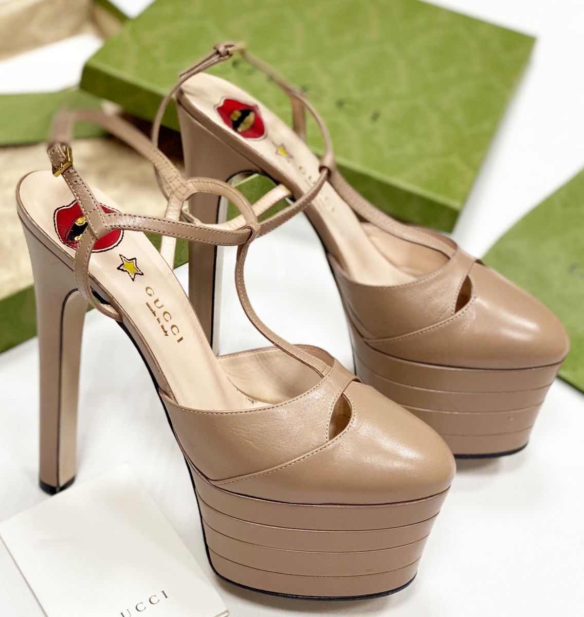 Босоножки Gucci размер 39.5 цена 23 483 руб 