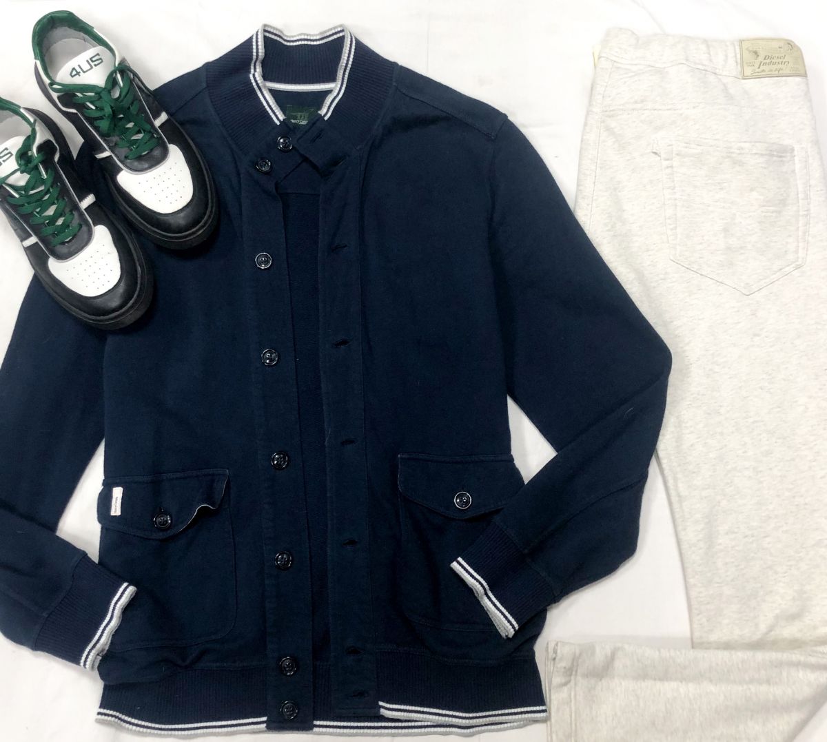 #Mechtamen
Кардиган HENRY COTTONS размер XXL цена 4 697 руб 
Брюки DIESEL размер XXL цена 4 697 руб 
Кроссовки PACIOTTI размер 43 цена 10 959 руб