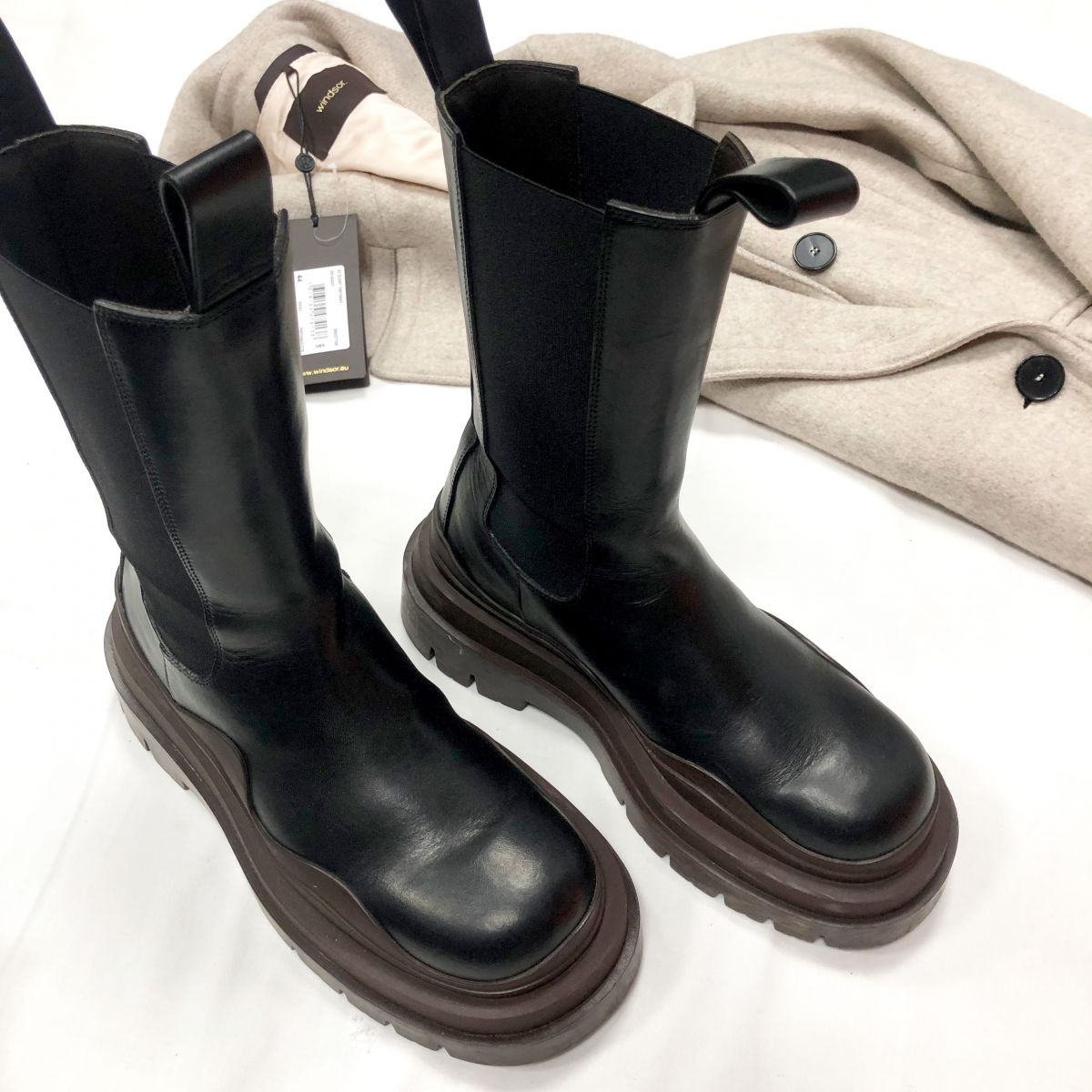 Ботинки BOTTEGA VENETA размер 37.1/2 цена 23 463 руб