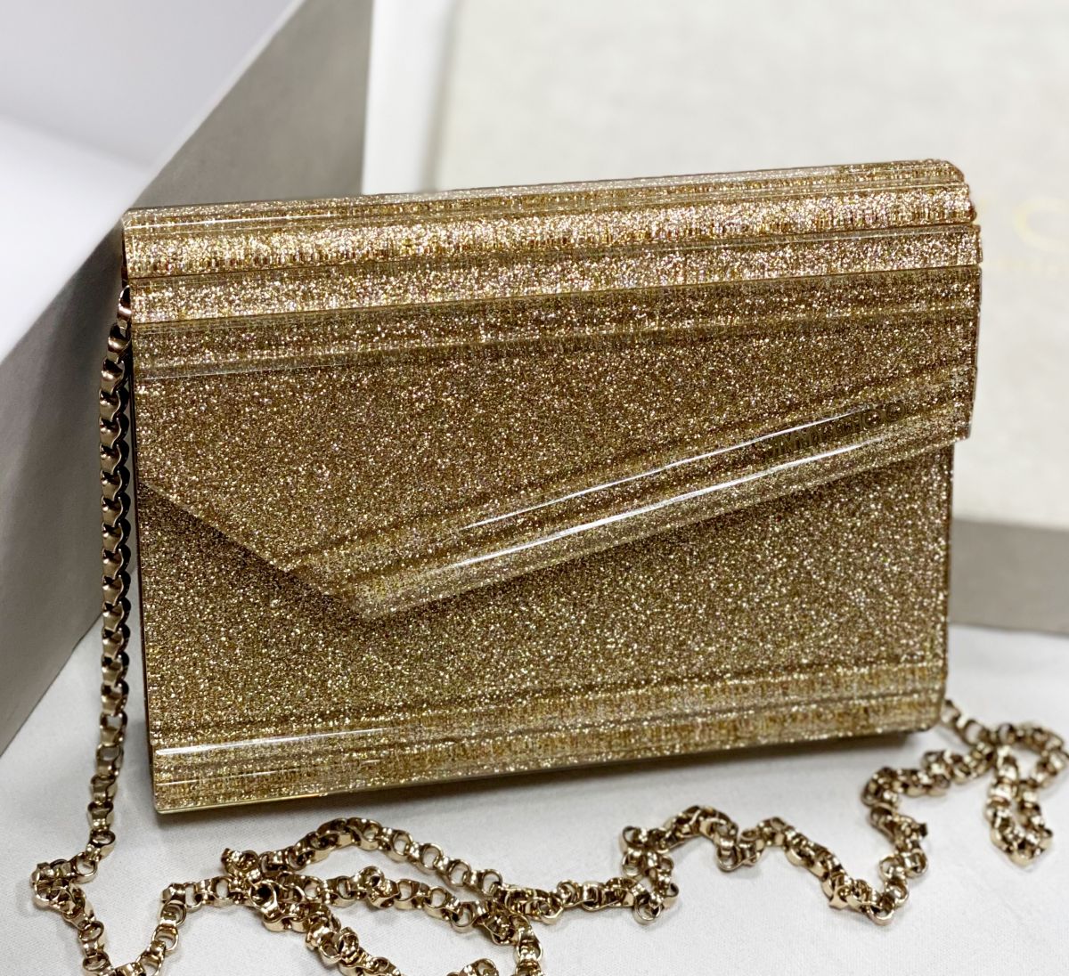 Сумочка Jimmy Choo размер 16/12 цена 23 483 руб