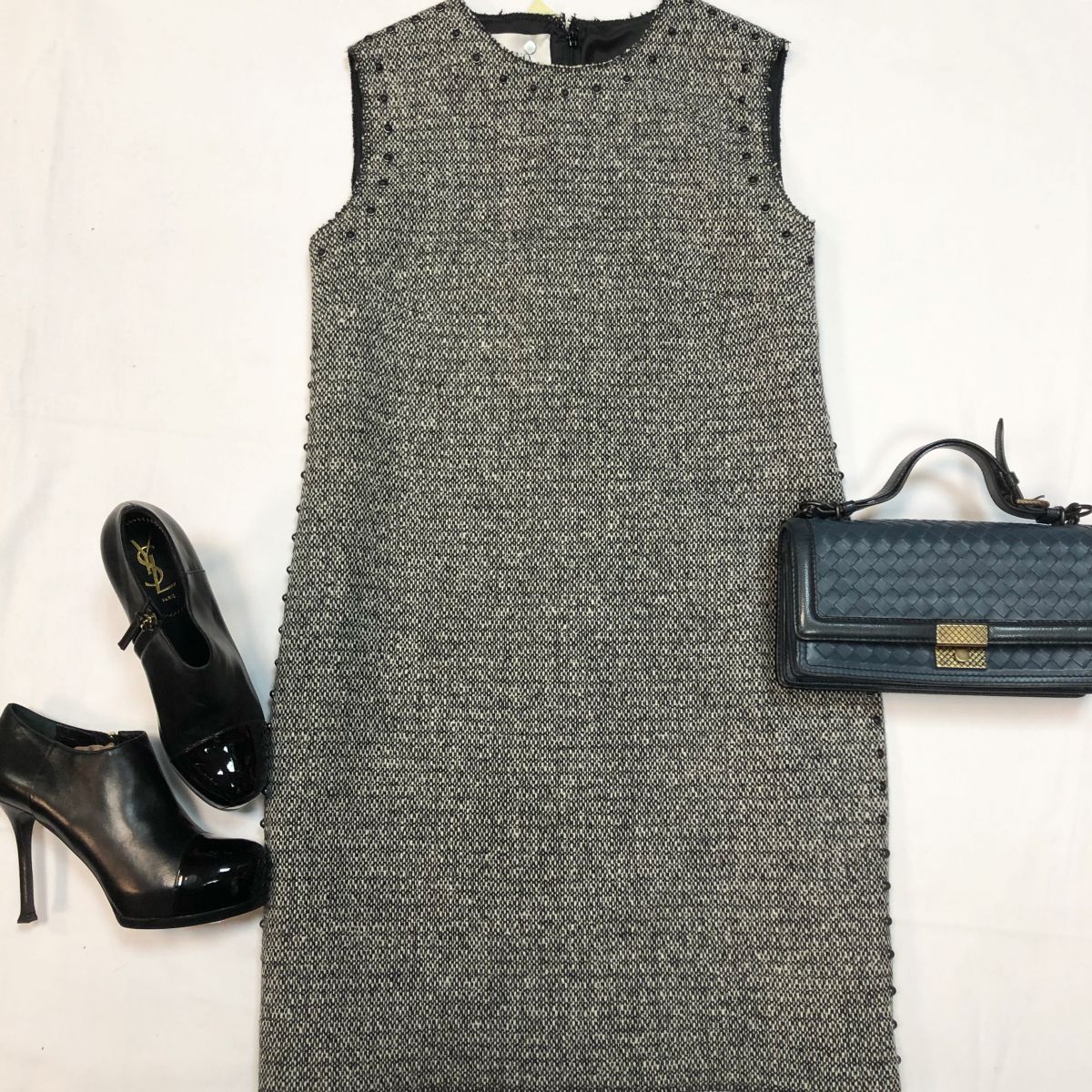 Платье VALENTINO размер 46 цена 23 078 руб Сумка BOTTEGA VENETA