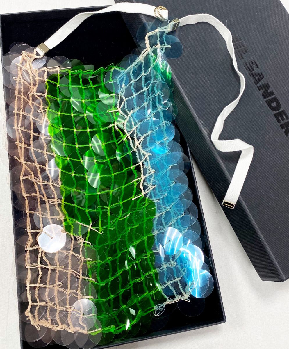 Колье / пайетки / Jil Sander цена 7 828 руб