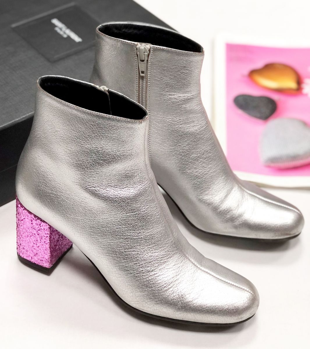 Ботильоны Saint Laurent размер 37.5 цена 15 655 руб