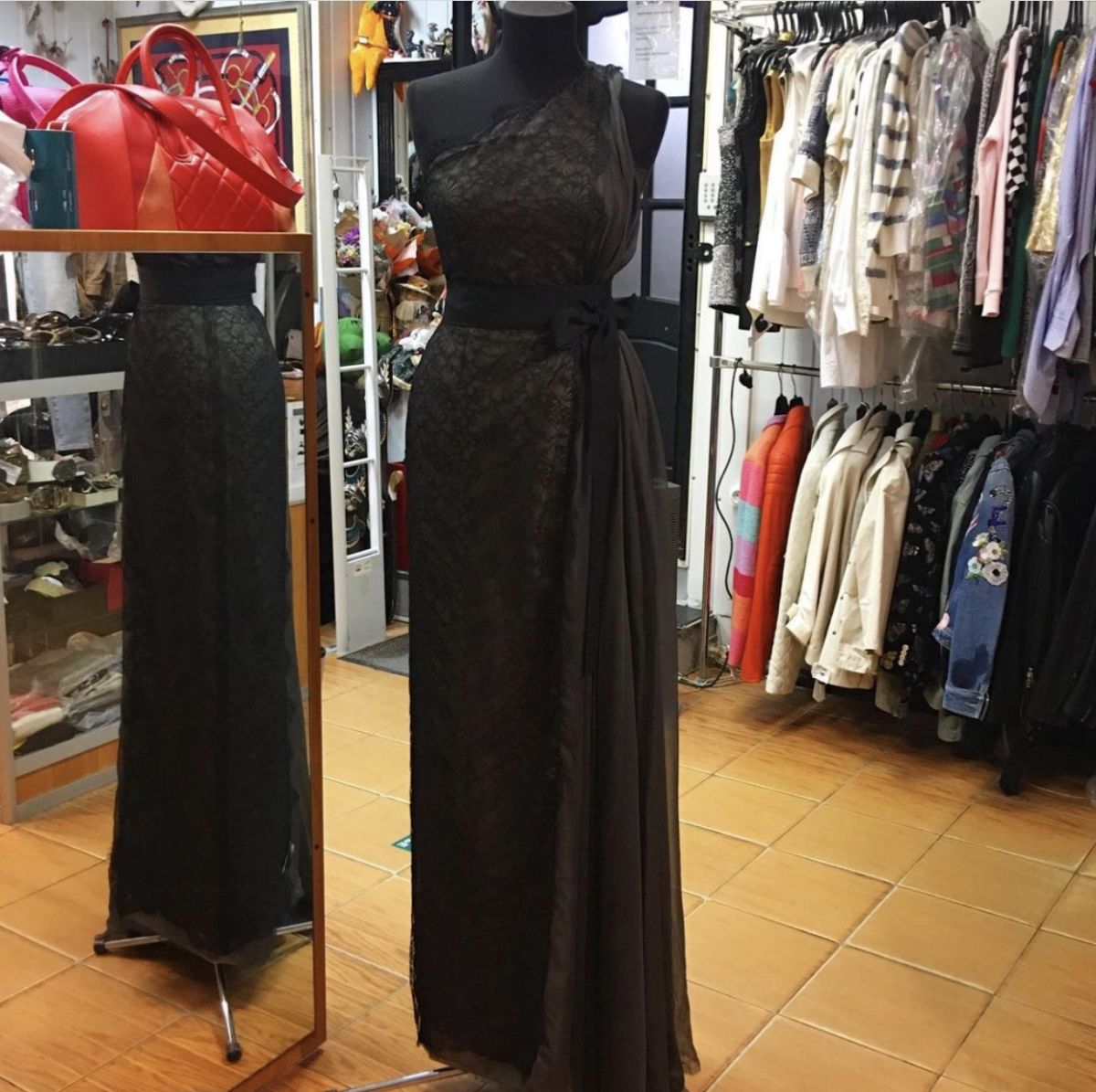 Платье/гипюр/ LANVIN  размер 38/40 цена 38 463 руб