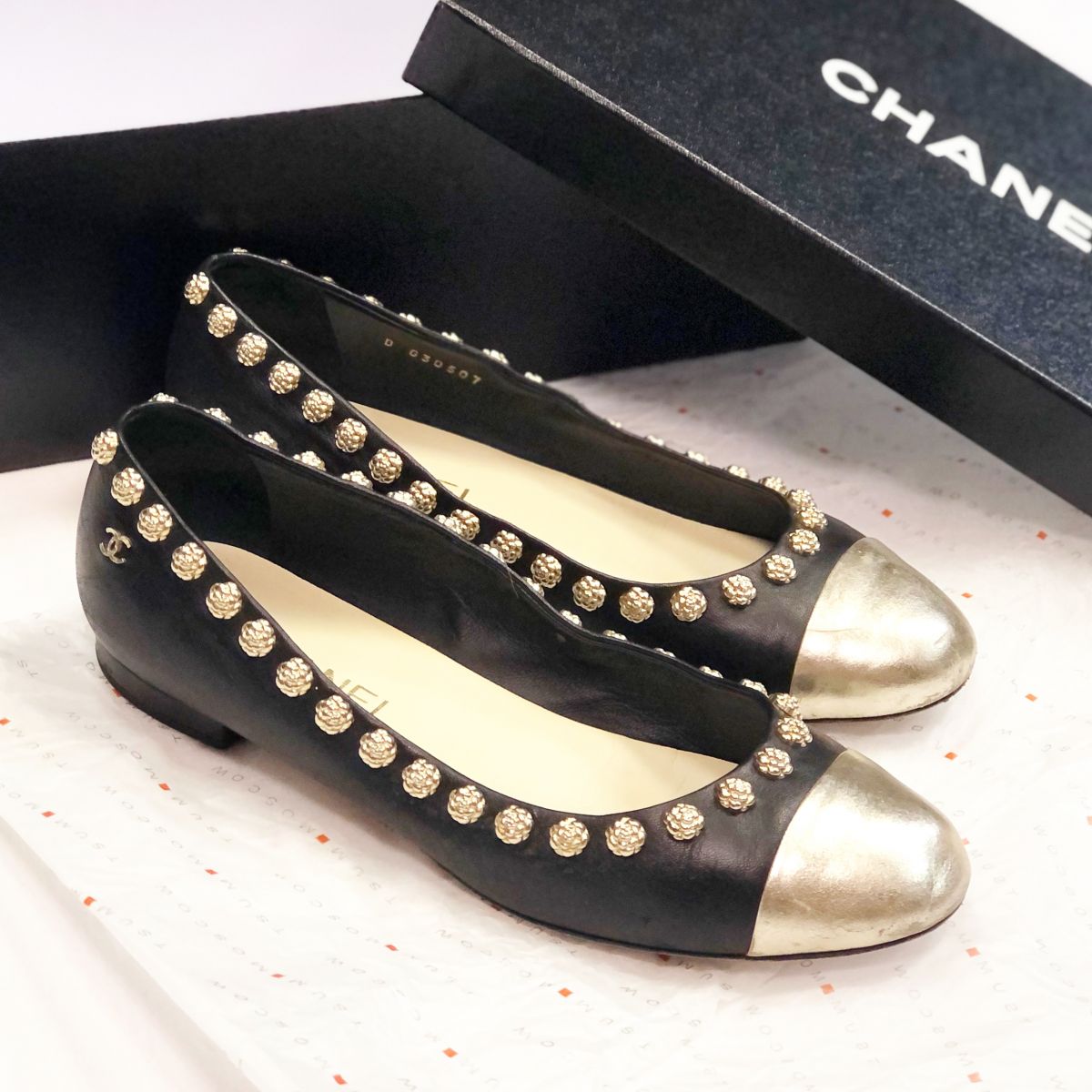 Балетки Chanel размер 39 цена 10 770 руб 