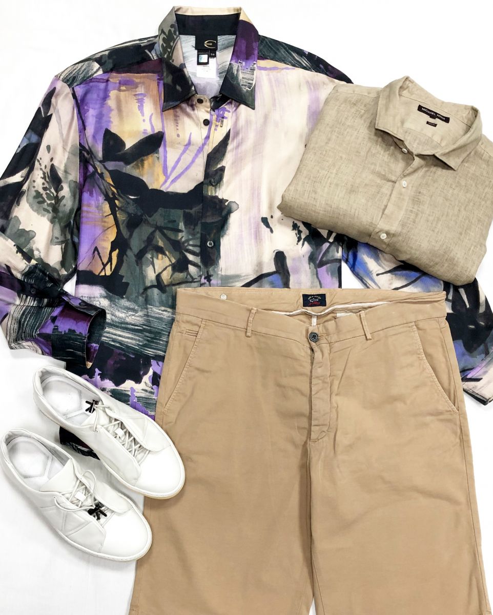 #mechtamen Шорты Paul Shark размер 52 цена 6 262 руб
Рубашка/ лён/ Michael KORS размер XXL цена 4 697 руб
Рубашка Cavalli размер 58 цена 7 828 руб
Кеды Giorgio Armani размер 42.5 цена 15 655 руб