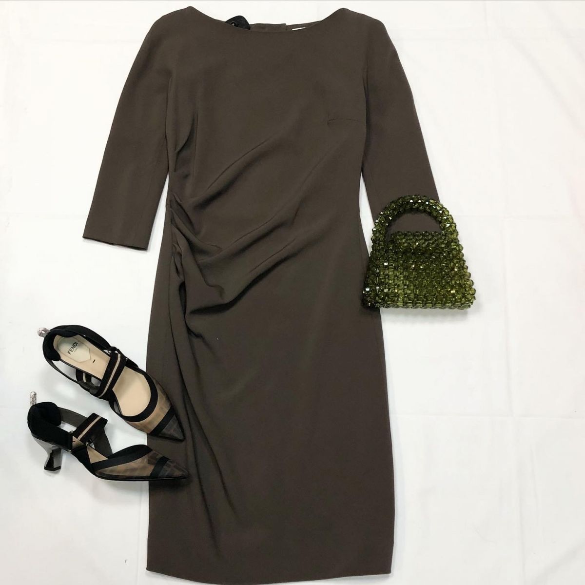 Платье Christian Dior размер 38/42 цена 23 078 руб Туфли Fendi размер 39 цена 61 549 руб