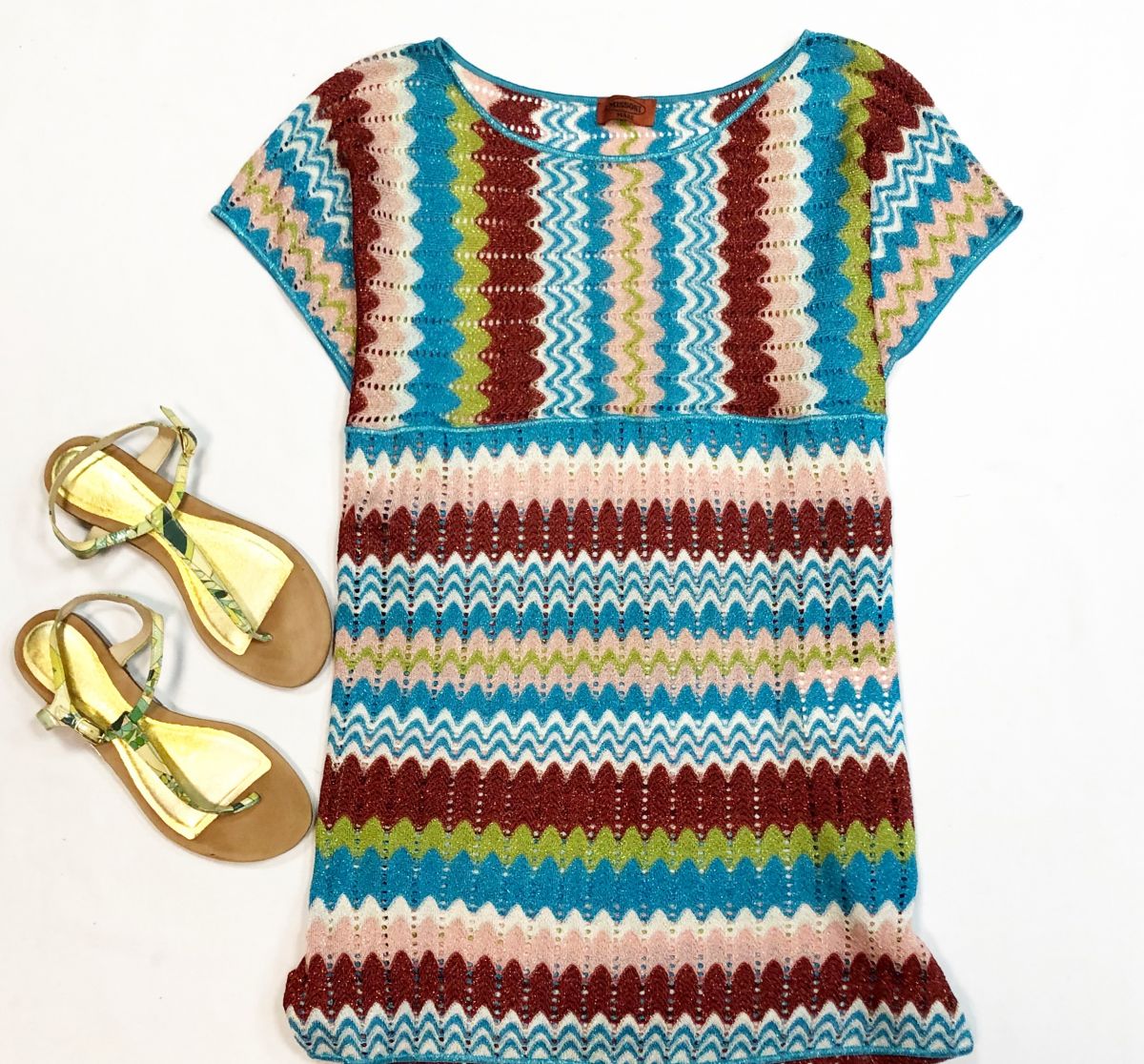Туника/люрекс/ Missoni размер 38 цена 4 616 рубСабо Emilio Pucci размер 37 цена 6 154 руб