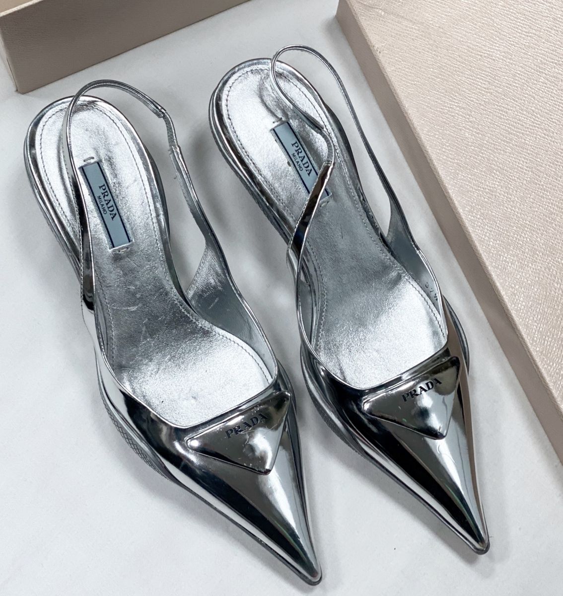 Босоножки Prada размер 37.5 цена 46 965 руб 