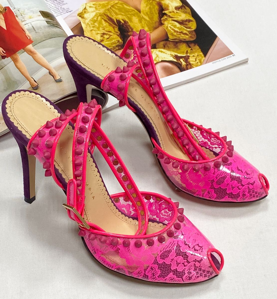 Босоножки Charlotte Olympia размер 39.5 цена 7 828 руб