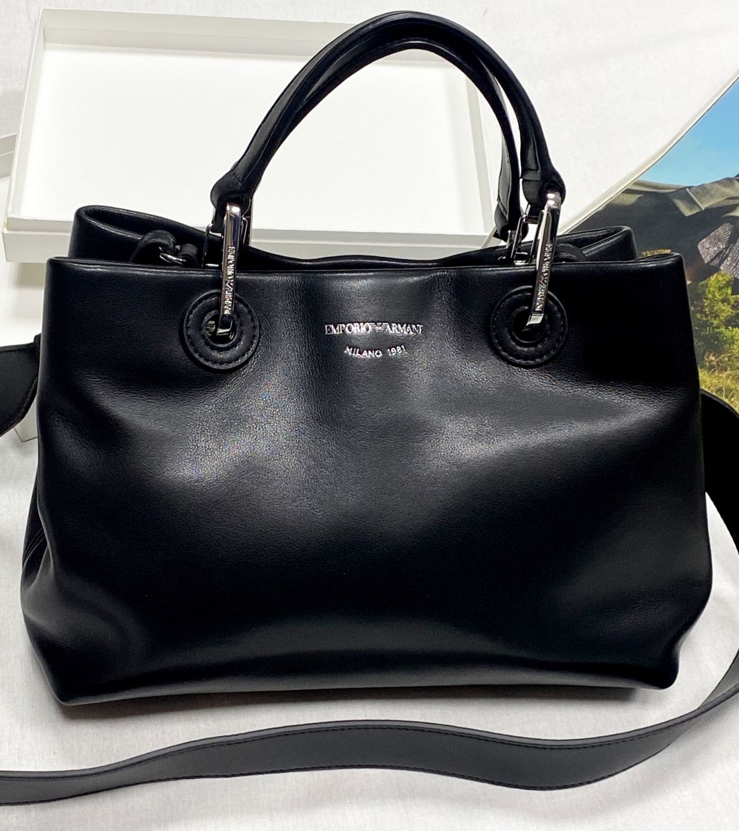 Сумка Armani размер 28/20 цена 15 655 руб