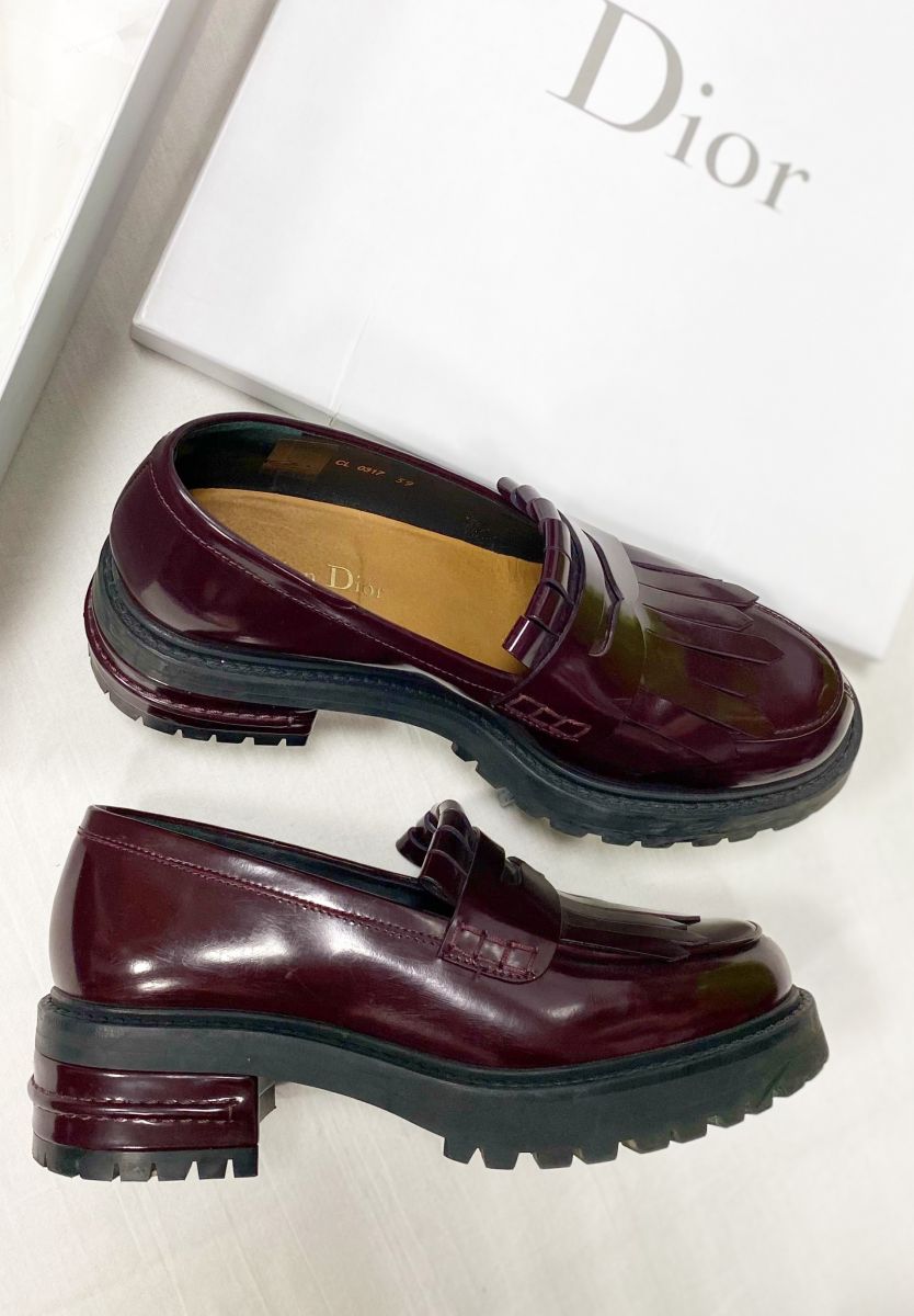 Лоферы Christian Dior размер 39 цена 23 483 руб