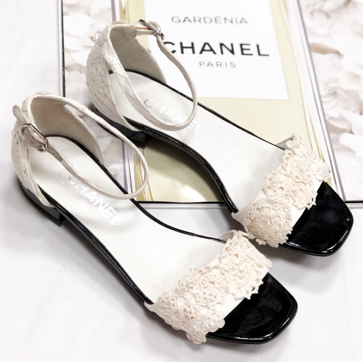 Босоножки Chanel размер 37.5 цена 18 786 руб