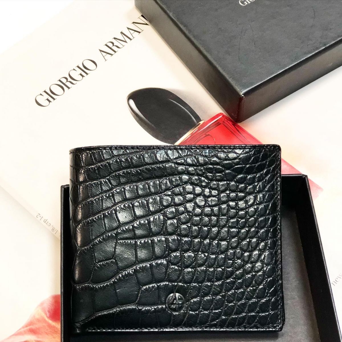 Кошелёк /крокодил/ Giorgio Armani цена 15 385 руб 