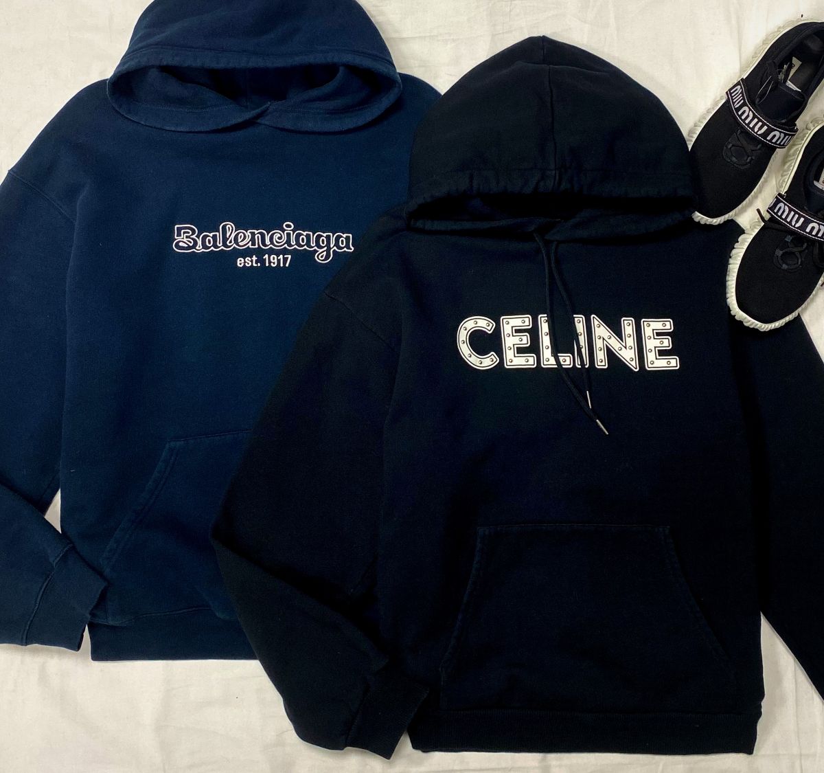 Толстовки Balenciaga размер S цена 18 769 руб Celine размер S цена 23 462 руб