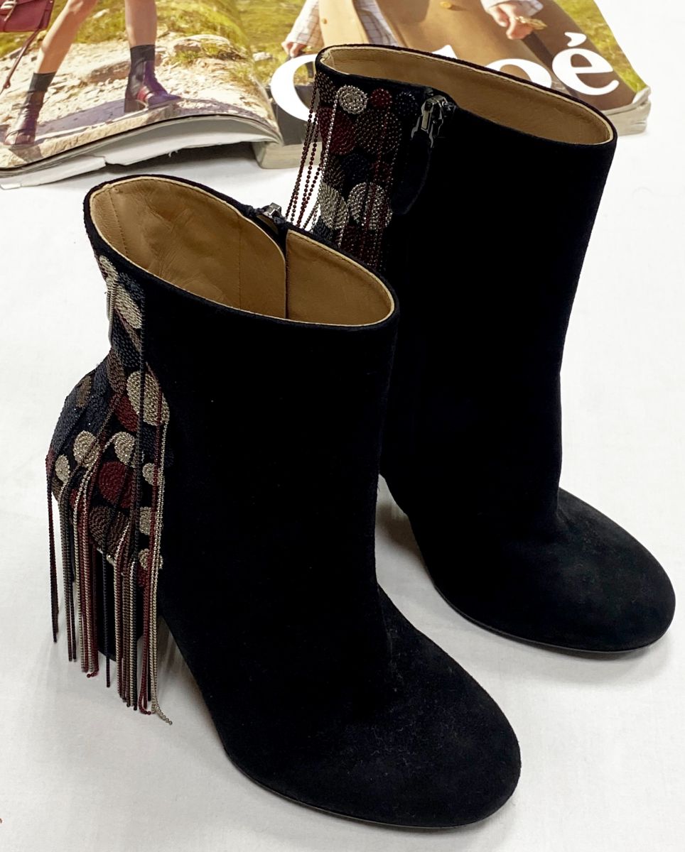 Ботильоны /бисер / Chloe размер 37 цена 14 090 руб
