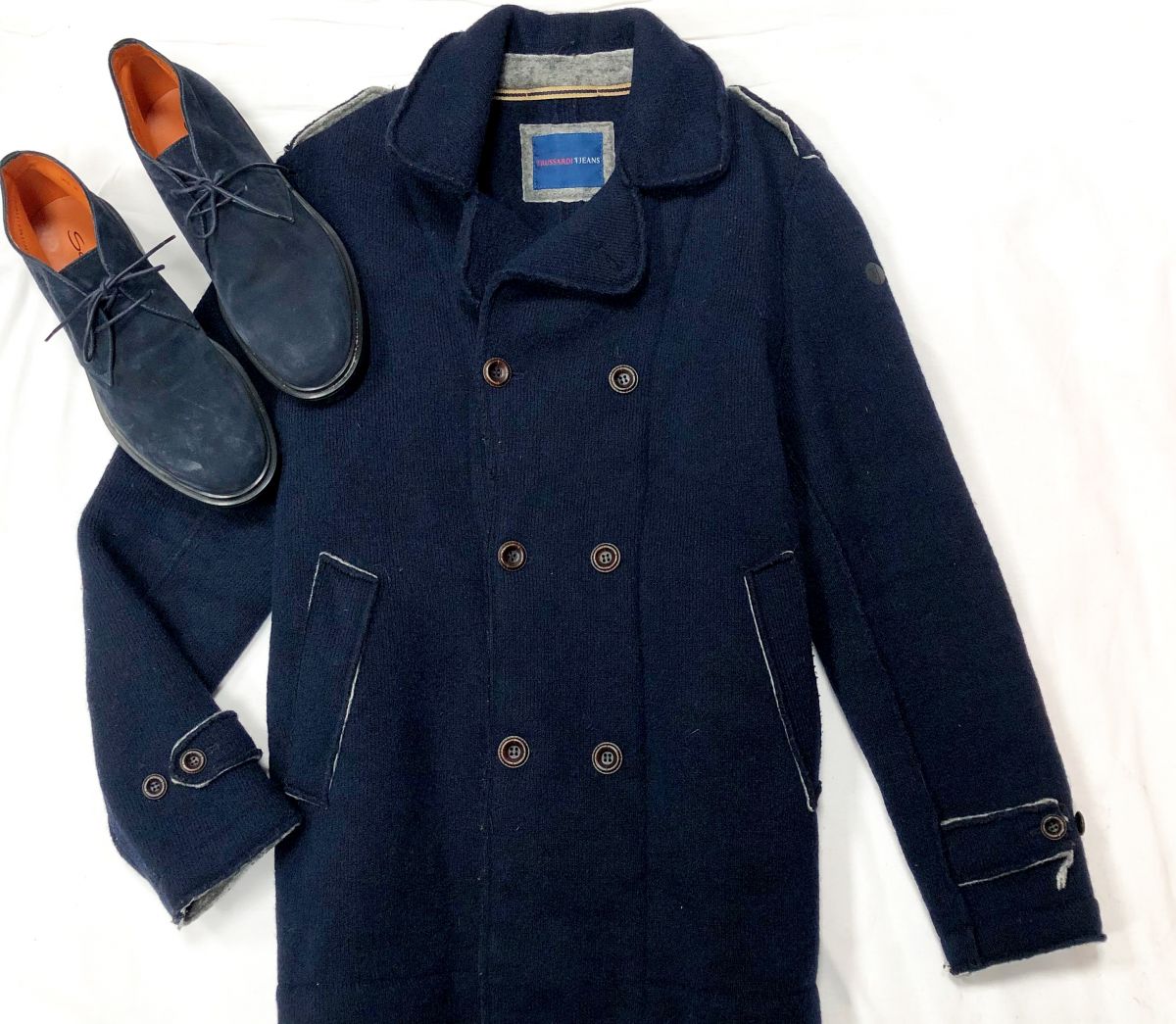 #Mechtamen 
Пальто TRUSSARDI JEANS размер 54 цена 23 078 руб