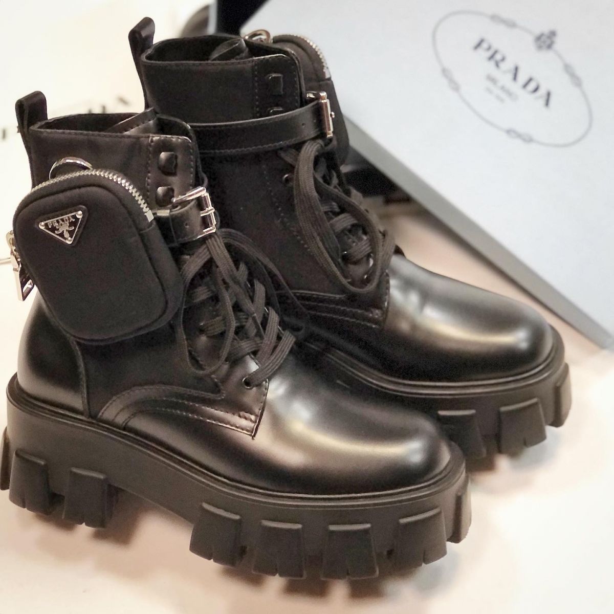 Ботинки Prada  размер 38 цена 61 540 руб 