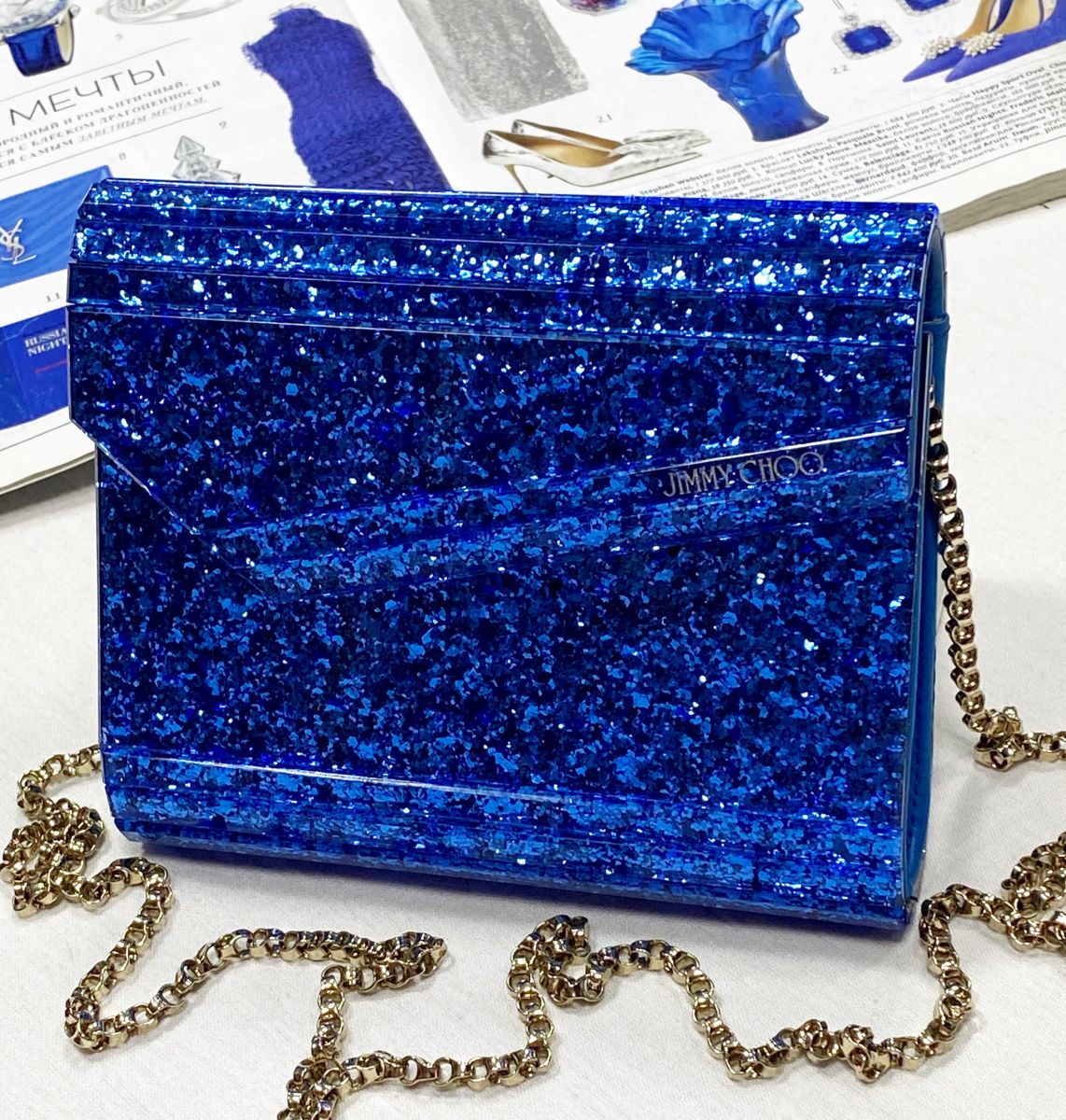 Сумочка Jimmy Choo размер 16/13 цена 31 310 руб

