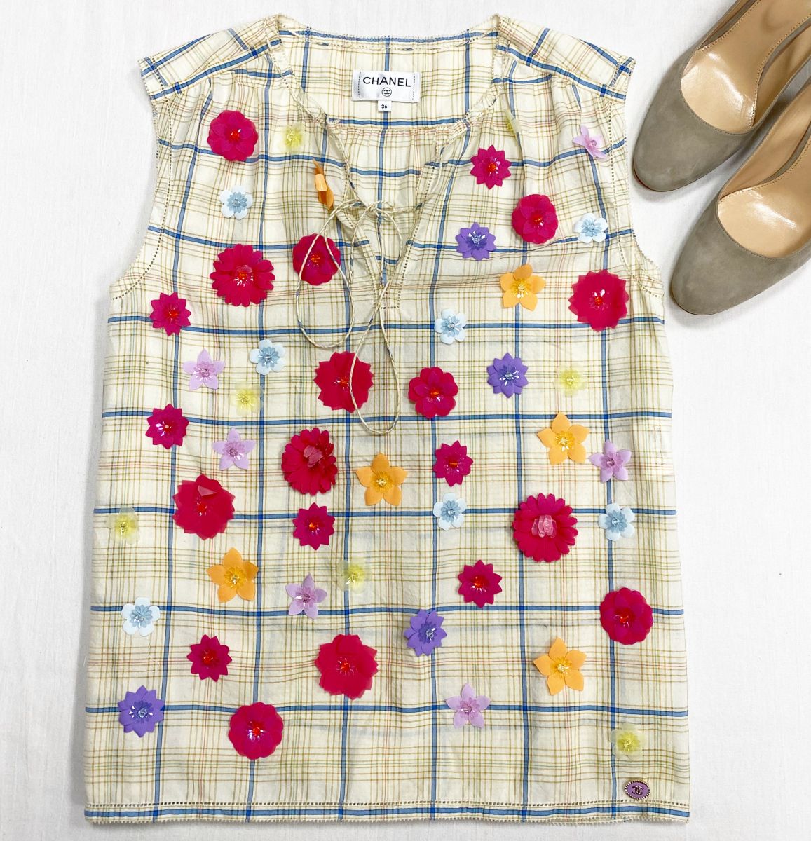 Топ / декоративная отделка / Chanel размер 36 цена 54 793 руб