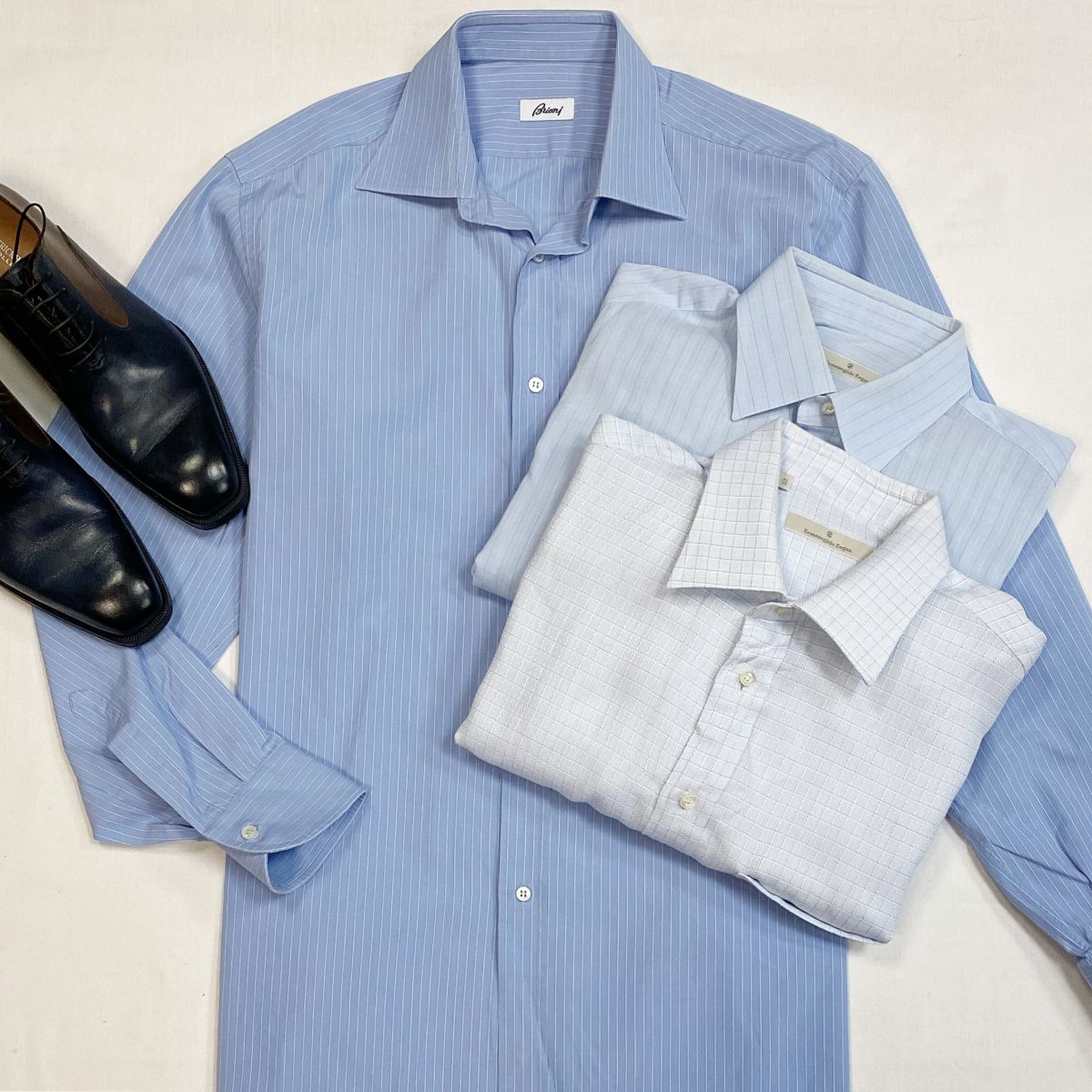 #mechtamen Рубашки Brioni / zegna / размер 15/40 цена от 2 308 руб до 3 077 рубТуфли Patrickhellmann размер 41.5 цена 15 385 руб