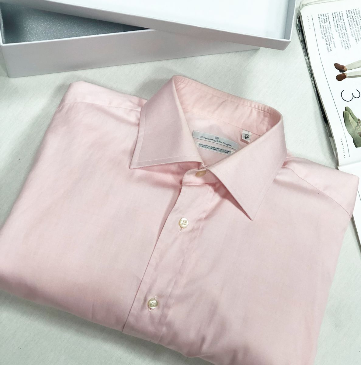 #mechtamen Рубашка Zegna размер 43/17 цена 10 959 руб
