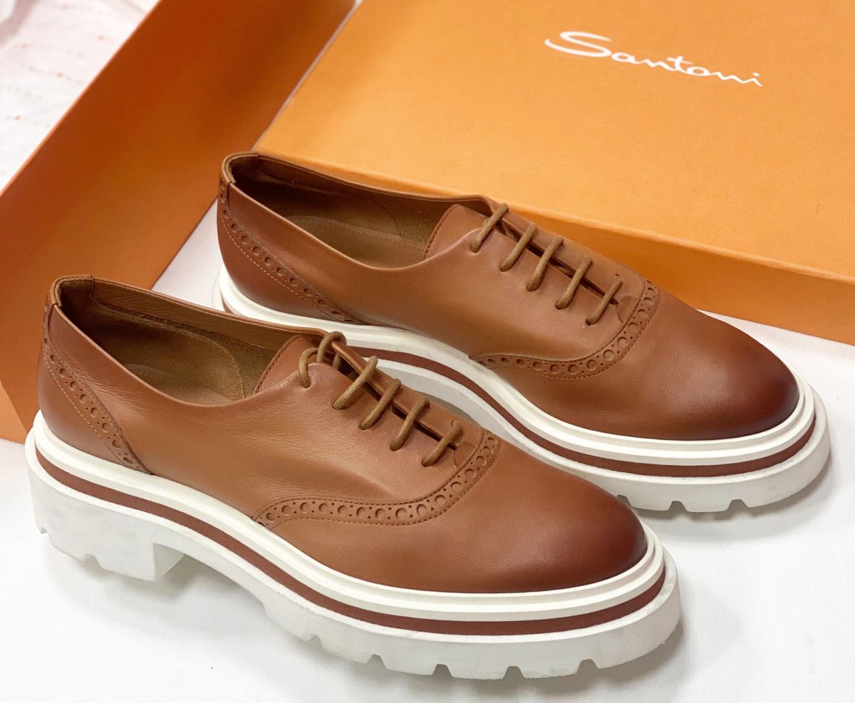 Ботинки Santoni размер 40 цена 23 483 руб 