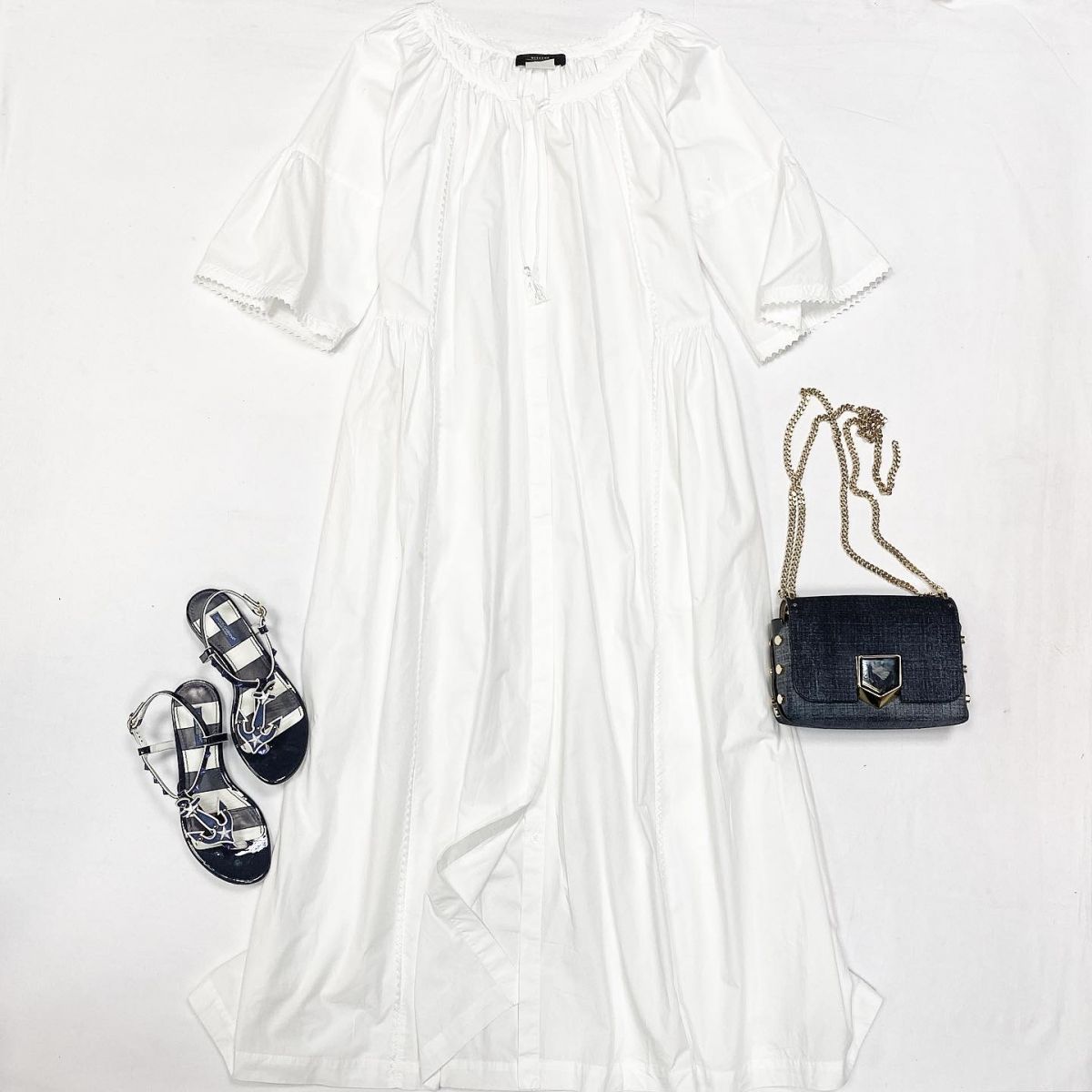 Платье Weekend Max Mara размер 40 цена 12 308 руб Босоножки Dolce Gabbana размер 37 цена 10 770 руб Сумка Jimmy Choo