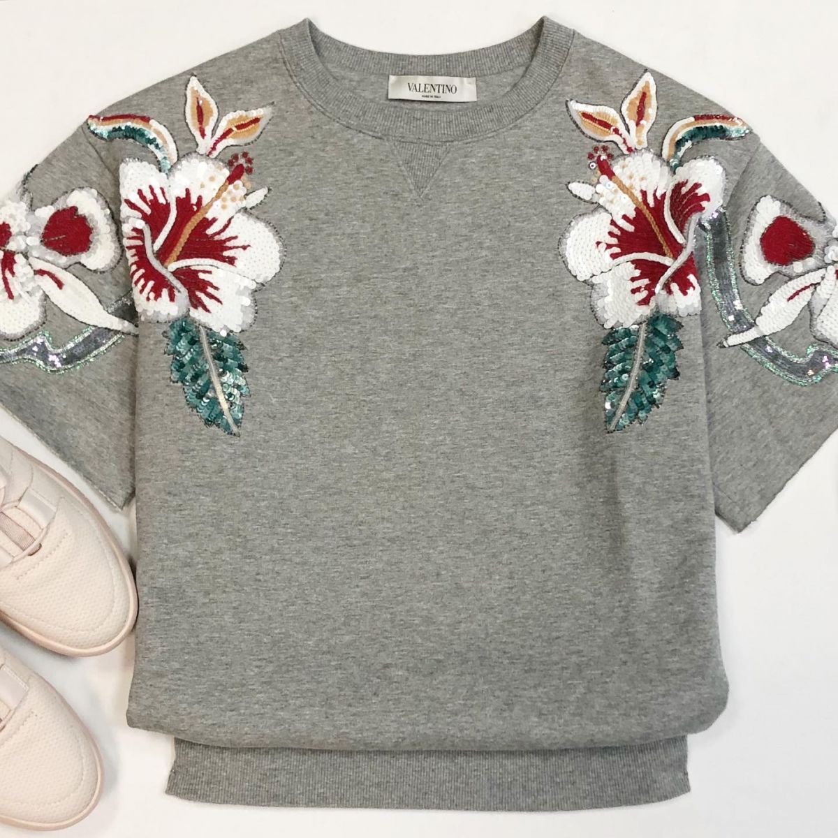 Толстовка /пайетки/ Valentino размер XS цена 30 770 руб 