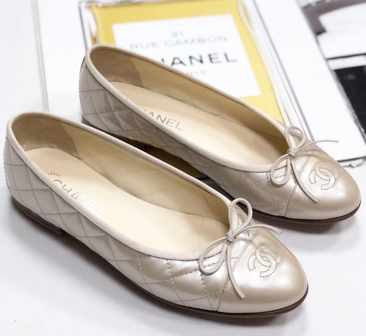 Балетки Chanel размер 39.5 цена 31 310 руб


