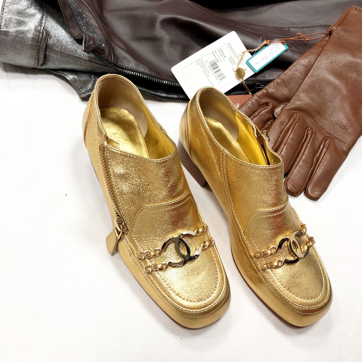 Ботинки Chanel размер 36.1/2 цена 62 620 руб /новые/ 