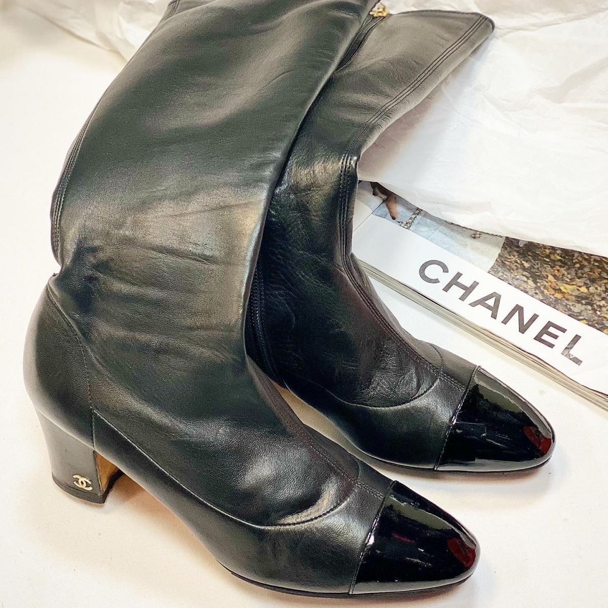 Сапоги Chanel  размер 37 цена 30 770 руб 