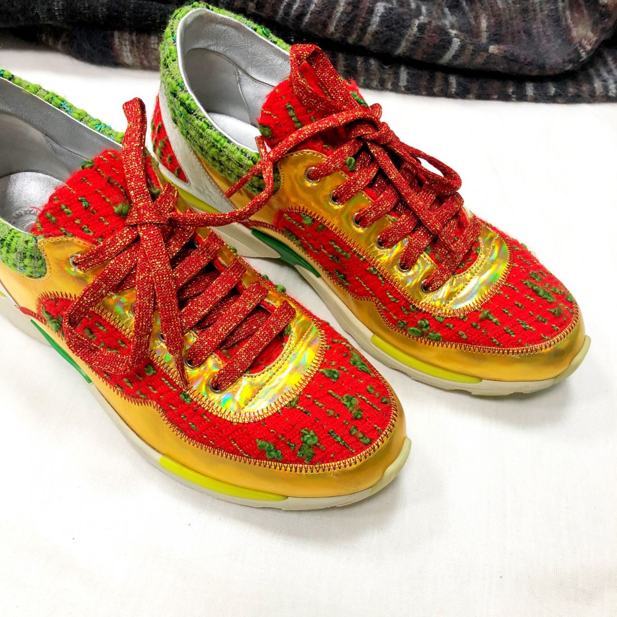 Кроссовки Chanel размер 38.5 цена 31 314 руб