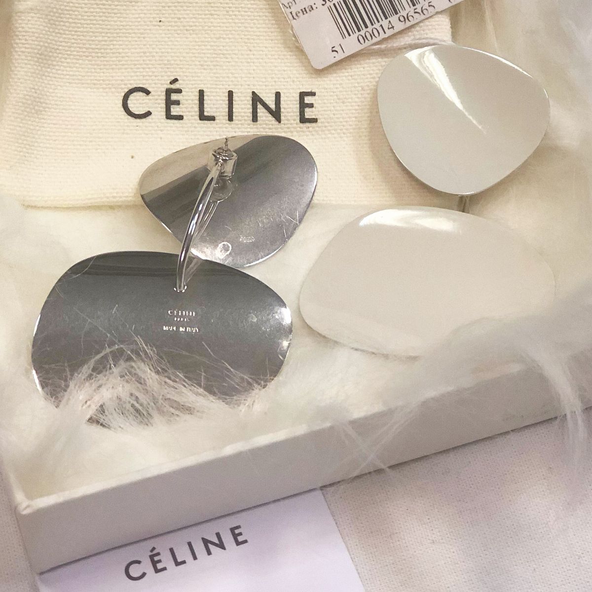 Серьги Celine  цена 23 078 руб / с ценником / упаковка 