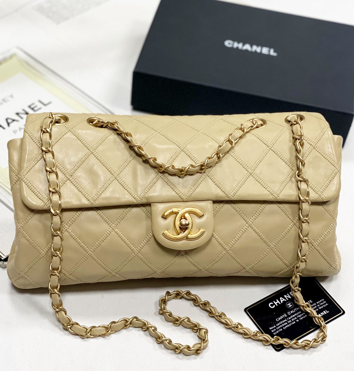 Сумка Chanel размер 30/15 цена 156 410 руб/ карточка/ 
