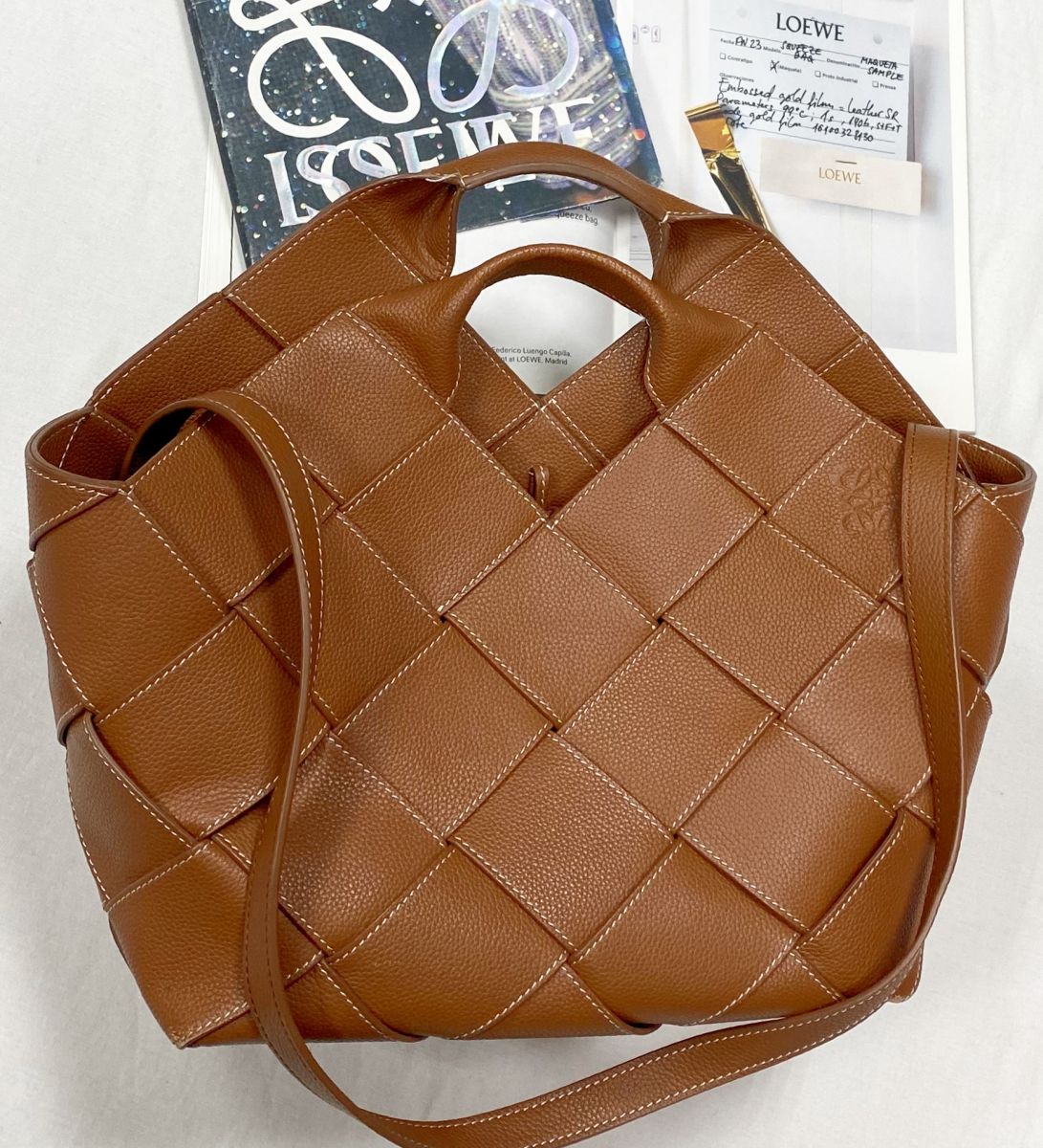 Сумка Loewe размер 30/20 цена 70 448 руб
