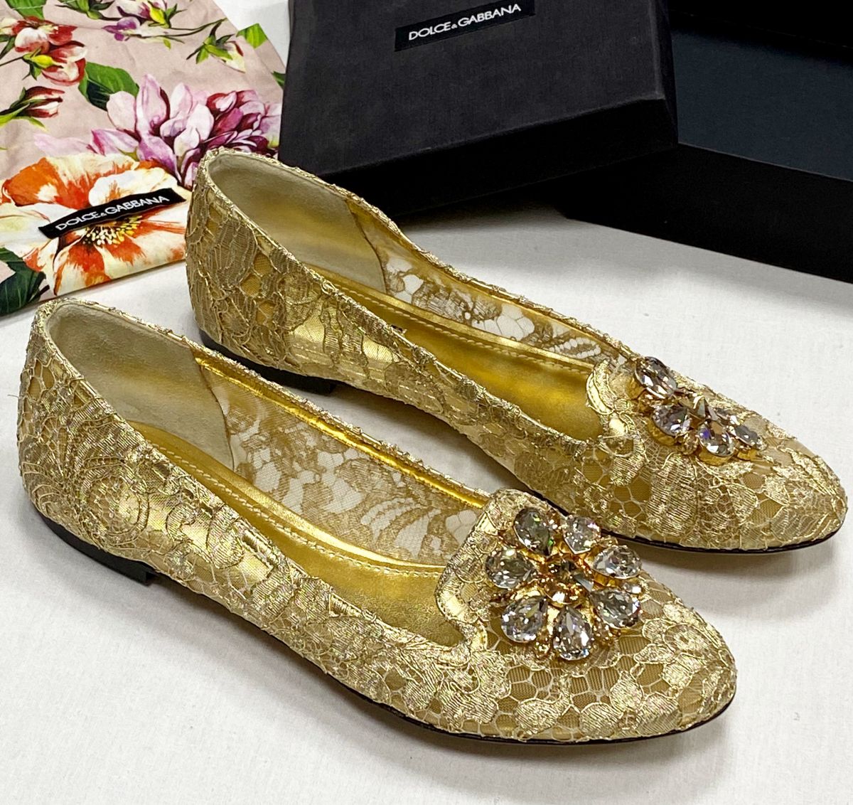 Балетки / камни/ Dolce Gabbana размер 39 цена 31 310 руб
