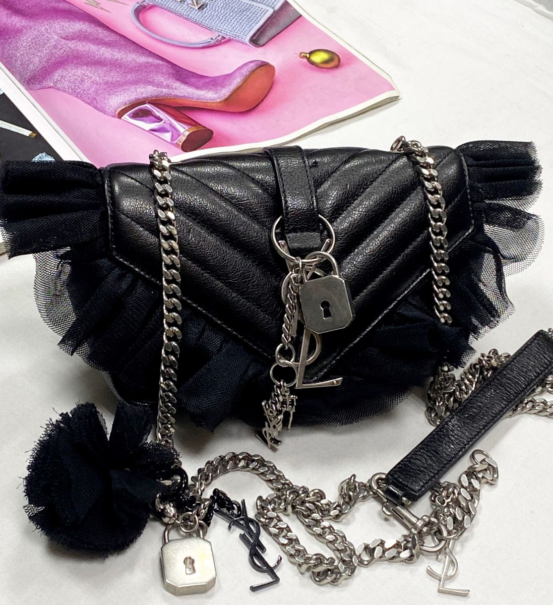 Сумочка Saint Laurent размер 18/10 цена 109 585 руб
