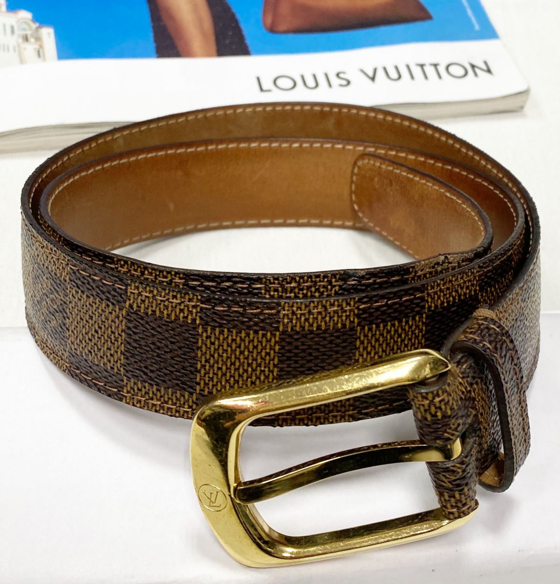 Ремень Louis Vuitton размер 80/32 цена 10 959 руб
