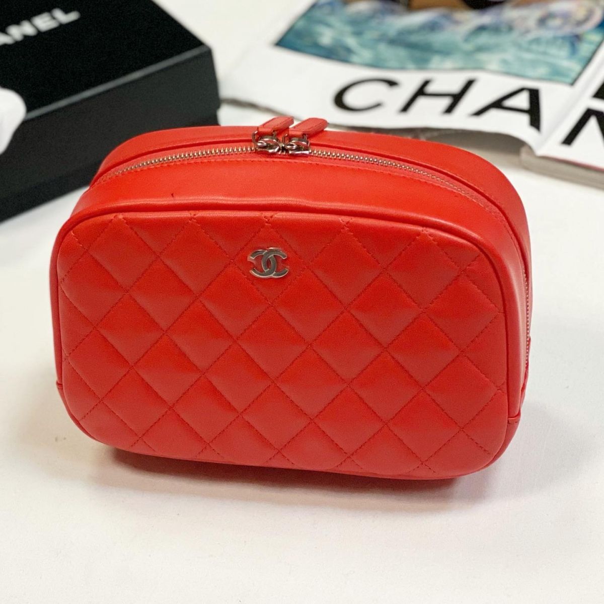 Косметичка Chanel размер 19/11 цена 53 848 руб 