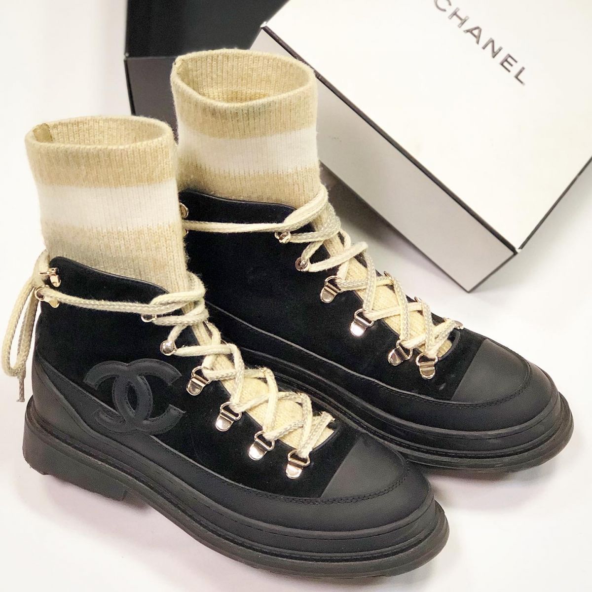 Ботинки Chanel  размер 38 цена 38 463 руб